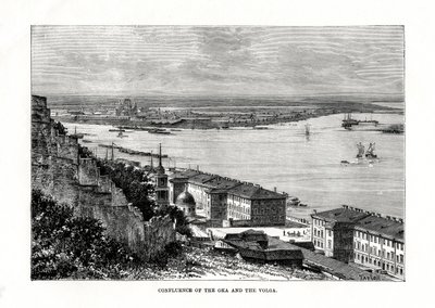 Soutok Oky a Volhy, Rusko, 1879 od Taylor
