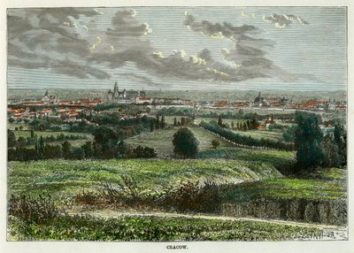 Krakov, Polsko, c1880. od Taylor