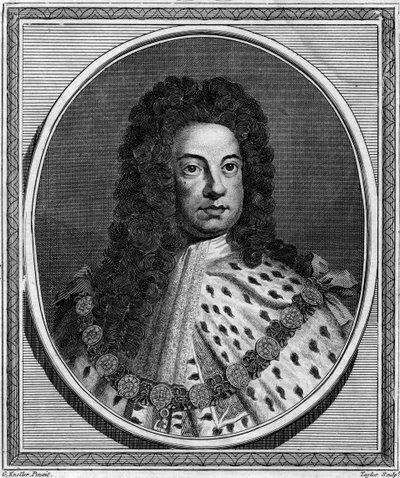 Jiří I. z Velké Británie, 18. století. od Taylor