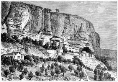 Jeskyně Djoufout-Kaleh, Rusko, 1890. od Taylor