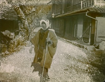 Portrét Japonce kolem roku 1900 - 1915 (fotografie) od Teijiro Takagi