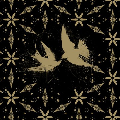 Goldbirds, 2014 (koláž na plátně) od Teis Albers