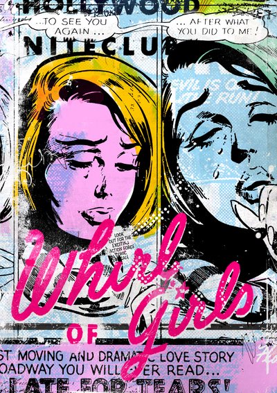Whirl of Girls, 2015 (koláž na plátně) od Teis Albers