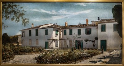 Toskánská vila od Telemaco Signorini