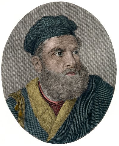 Portrét Marca Pola od Teodoro (after) Matteini