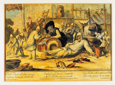Pulcinella dělá vůli od Blaise Nicolas Le Sueur