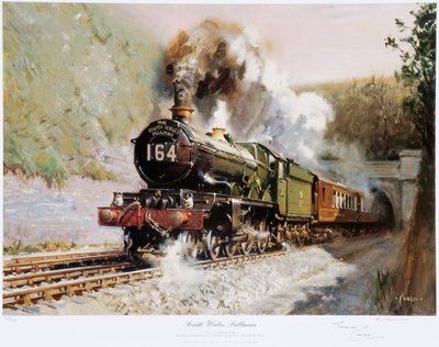 South Wales Pullman, cca 1971 (tisk) od Terence Cuneo