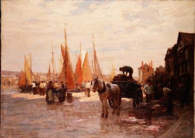 Pohled na Brixham Harbour, Devon od Terrick Williams