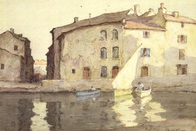Kanál v Martigues od Terrick Williams