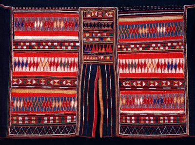 Tkanina horského kmene Akha, severní Thajsko (textil) od Thai School
