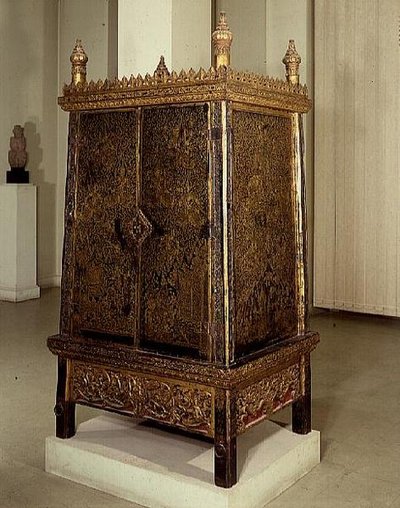 Kabinet, Bangkok, začátek 19. století (lak) od Thai School