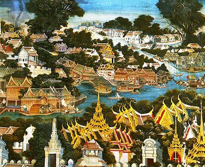Pohled na Bangkok od Thai School
