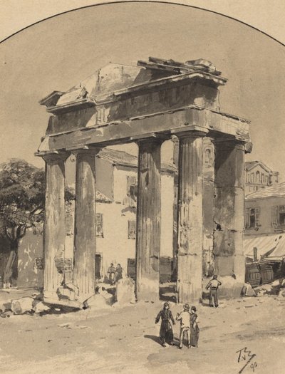 Stará tržní brána, 1890. od Themistocles von Eckenbrecher