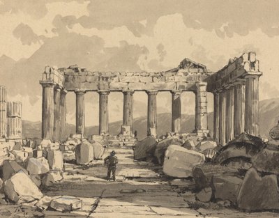 Parthenon, Uvnitř, 1890. od Themistocles von Eckenbrecher