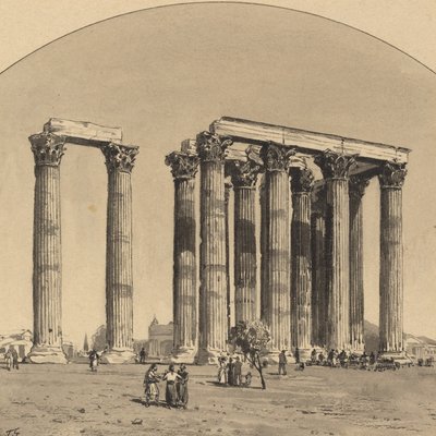 Chrám Dia Olympského od Themistocles von Eckenbrecher