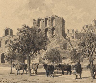 Divadlo Herodes Atticus, 1890. od Themistocles von Eckenbrecher