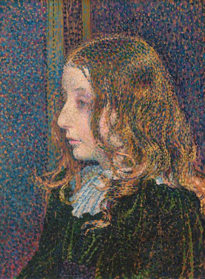 Denise Maréchal, asi 1894 (olej na dřevě) od Theo van Rysselberghe