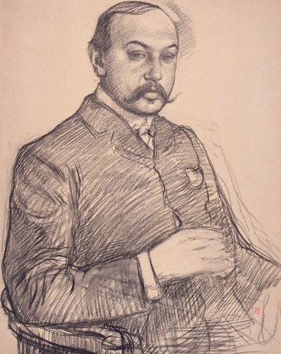 Portrét Francise Vielé-Griffina od Théo van Rysselberghe