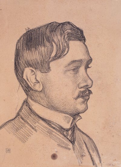 Portrét Maurice Maeterlincka od Théo van Rysselberghe