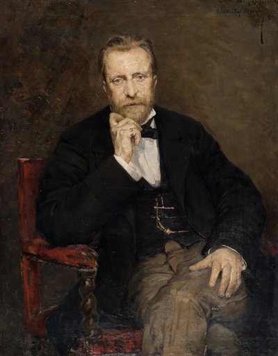 Portrét umělce Jeana Capeinicka od Théo van Rysselberghe