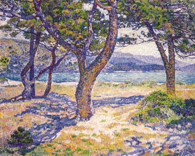 Středomoří v Le Lavandou od Théo van Rysselberghe
