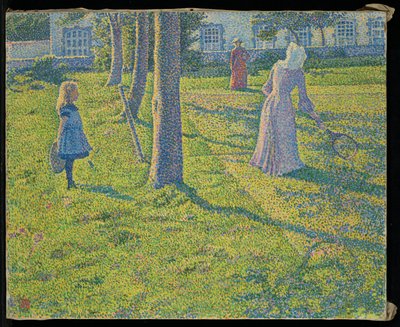Na Thuin nebo The Tennis Party od Théo van Rysselberghe
