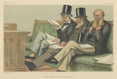 Opozice Jejího Veličenstva: Lord J J Manners, Sir SH Northcote a Sir R A Cross od Theobald Chartran