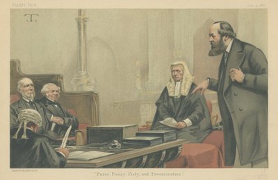 Lords Northbrook, Granville, Selbourne a Salisbury od Theobald Chartran