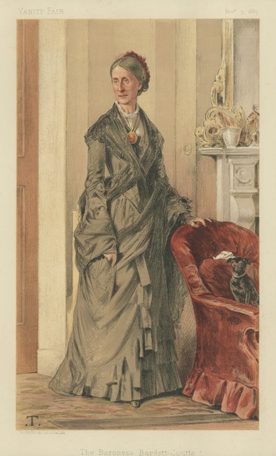 Baronka Burdett-Coutts od Theobald Chartran
