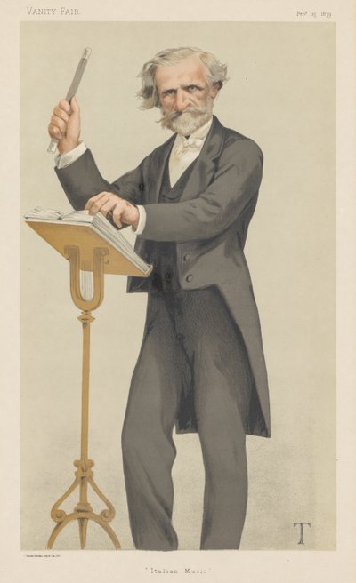 Vanity Fair: Italská hudba, 1879. od Theobald Chartran