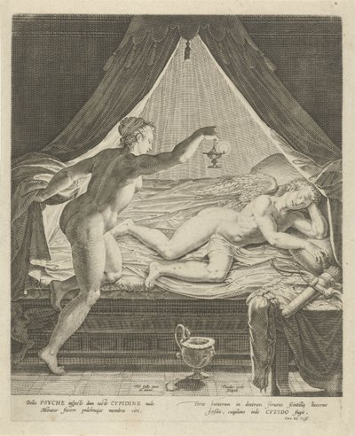 Amor a Psyché od Theodoor Galle