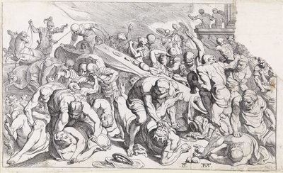 Vražda Agamemnona a Cassandry The Labors of Odysseus (název série) od Theodoor van Thulden