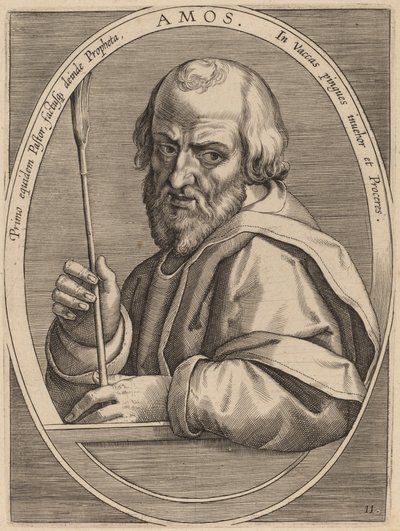 Amos od Theodor Galle after Jan van der Straet