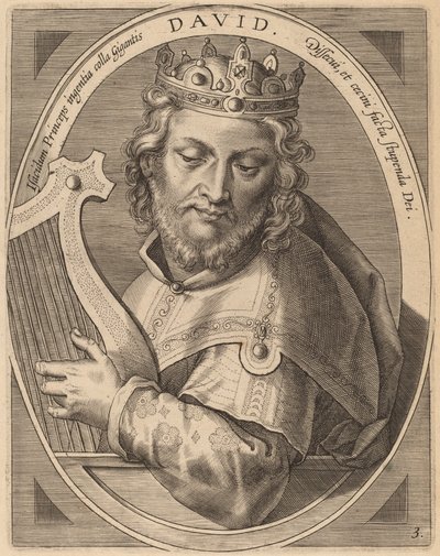 Davide od Theodor Galle after Jan van der Straet