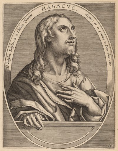 Habachuch od Theodor Galle after Jan van der Straet