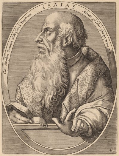 Izajáš od Theodor Galle after Jan van der Straet