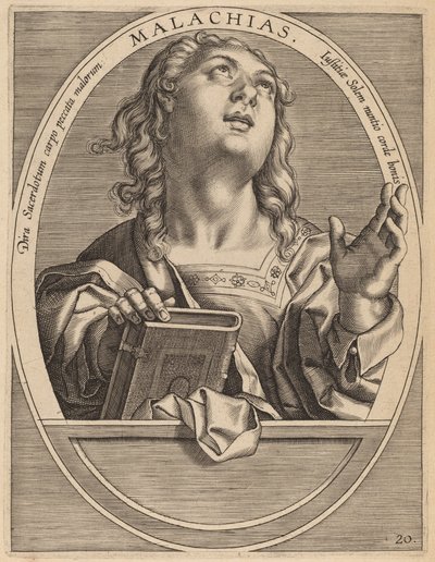 Malachias od Theodor Galle after Jan van der Straet