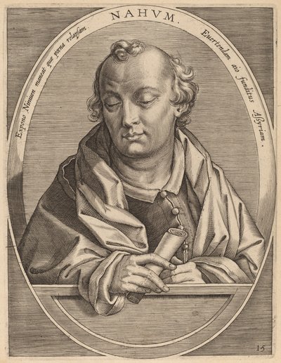 Nahum od Theodor Galle after Jan van der Straet