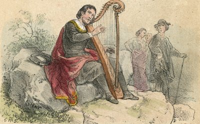 Baladický zpěvák od Theodor Hosemann