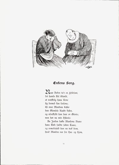 Ilustrace převzata z knihy Příběhy od Muntha, Petera a publikované Dybwadem (č. 1896) od Theodor Kittelsen