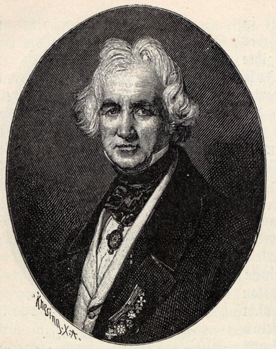 Portrét sochaře Christiana Daniela Raucha 1777-1857. od Theodor Knesing