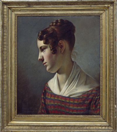 portrét dívky od Theodor Leopold Weller