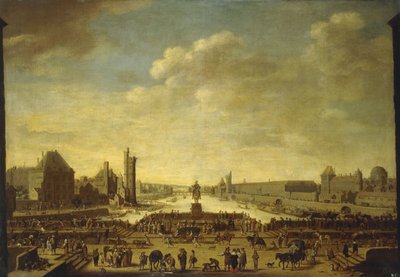 Pohled na Paříž z Point de la Cite, od Theodor Matham