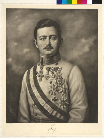 Rakouský císař Karel I. od Theodor Mayerhofer
