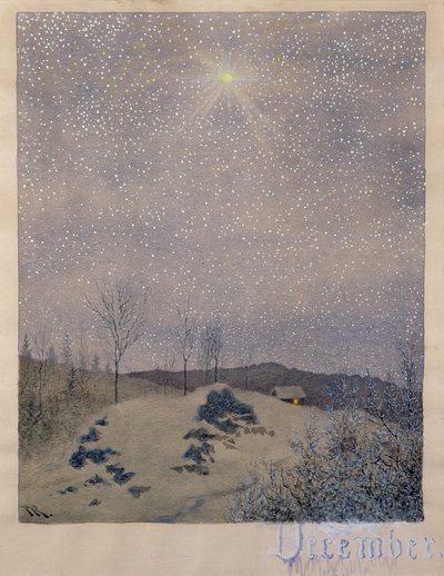 prosinec od Theodor Kittelsen