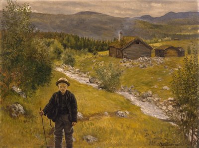 Sbohem maminko od Theodor Kittelsen