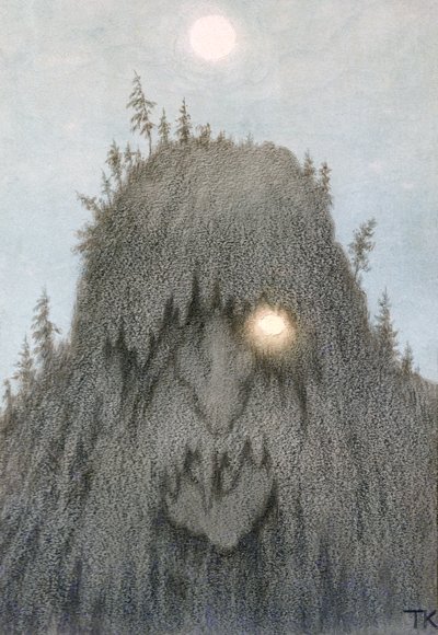 Lesní Troll od Theodor Kittelsen