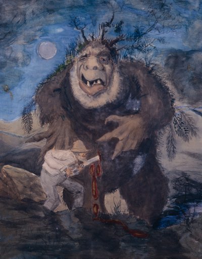 Lesní troll od Theodor Severin Kittelsen
