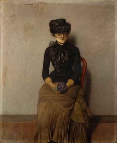 V čekárně, Paříž od Theodor Kittelsen