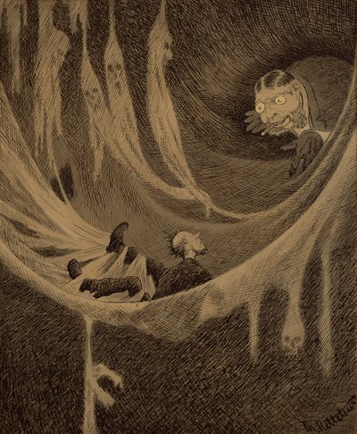 Na webu od Theodor Severin Kittelsen